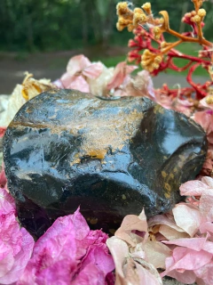 FLINTSTONE-PEDRA FLINT, SILEX NEGRO MARROM MINERAL CRISTAL BRUTO (457G) - comprar online
