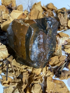 FLINTSTONE-PEDRA FLINT, SILEX MARROM NEGRO MINERAL CRISTAL BRUTO (470g)