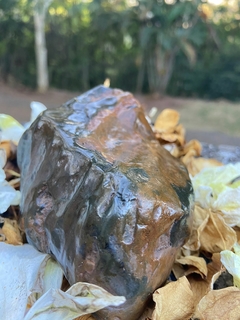 FLINTSTONE-PEDRA FLINT, SILEX MARROM NEGRO MINERAL CRISTAL BRUTO (703g) na internet