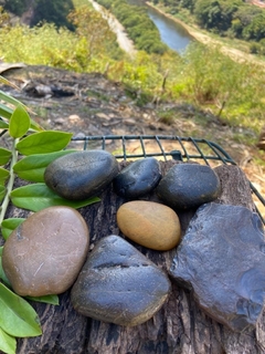 KIT para HOTSTONES SPA & WELLNESS, Silex Marrom Negro Flintstones 1,054kgs na internet