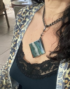 Maxi Colar com Calcedônia - Águas de São Pedro