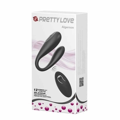 Vibrador para casais motor duplo e controle Algernon - loja online