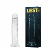 Pênis realístico transparente com ventosa em silicone Lester
