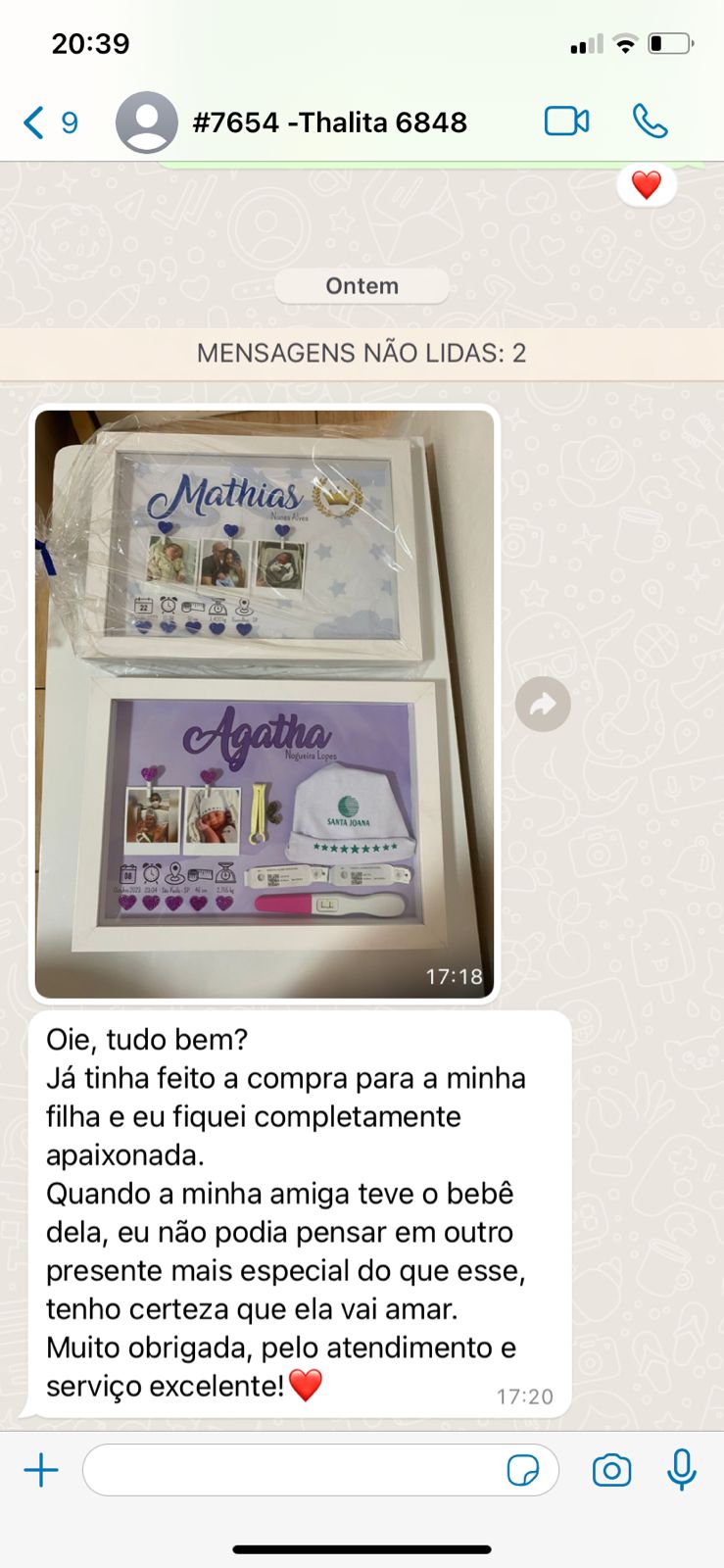 Nanu Memory Quadro/Luminária Eternização Bebê | Nanu Memory