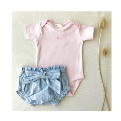 Body Pima Americano Rosa MC