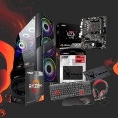 PC Armada- Ryzen 5g, 8gb ram, ssd 240gb + Teclado, Mouse y Auricular Gamer