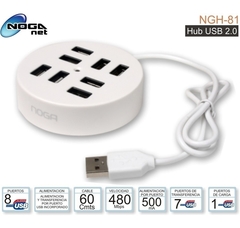 HUB USB Noga 8 entradas