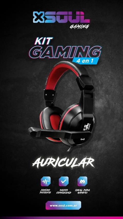 Kit Soul Gaming 4 en 1