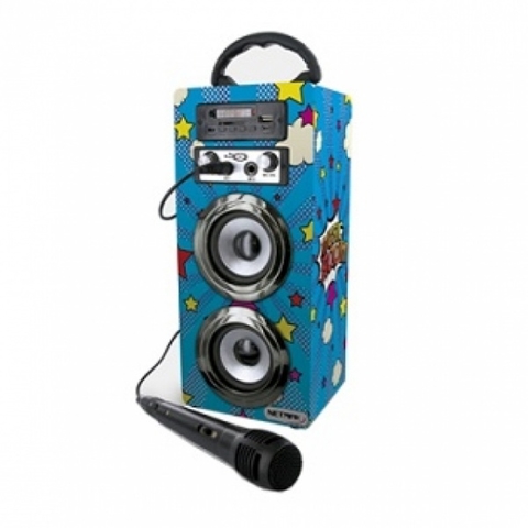 Parlantes Netmak karaoke wireless
