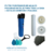 Filtro Big Blue Control Hierro Para Agua de 20 Pulgadas con Katalox Light