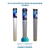 Kit de Repuesto Filtro 20 Pulgadas Slim 3 Etapas - PP - GAC - CTO