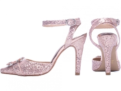 Sapato Scarpin Glitter Luminositá Rosê / Metalizado Specchio Rosê - comprar online