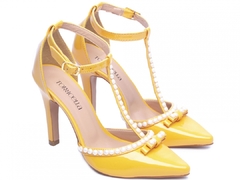 Sapato Scarpin Amarelo - comprar online