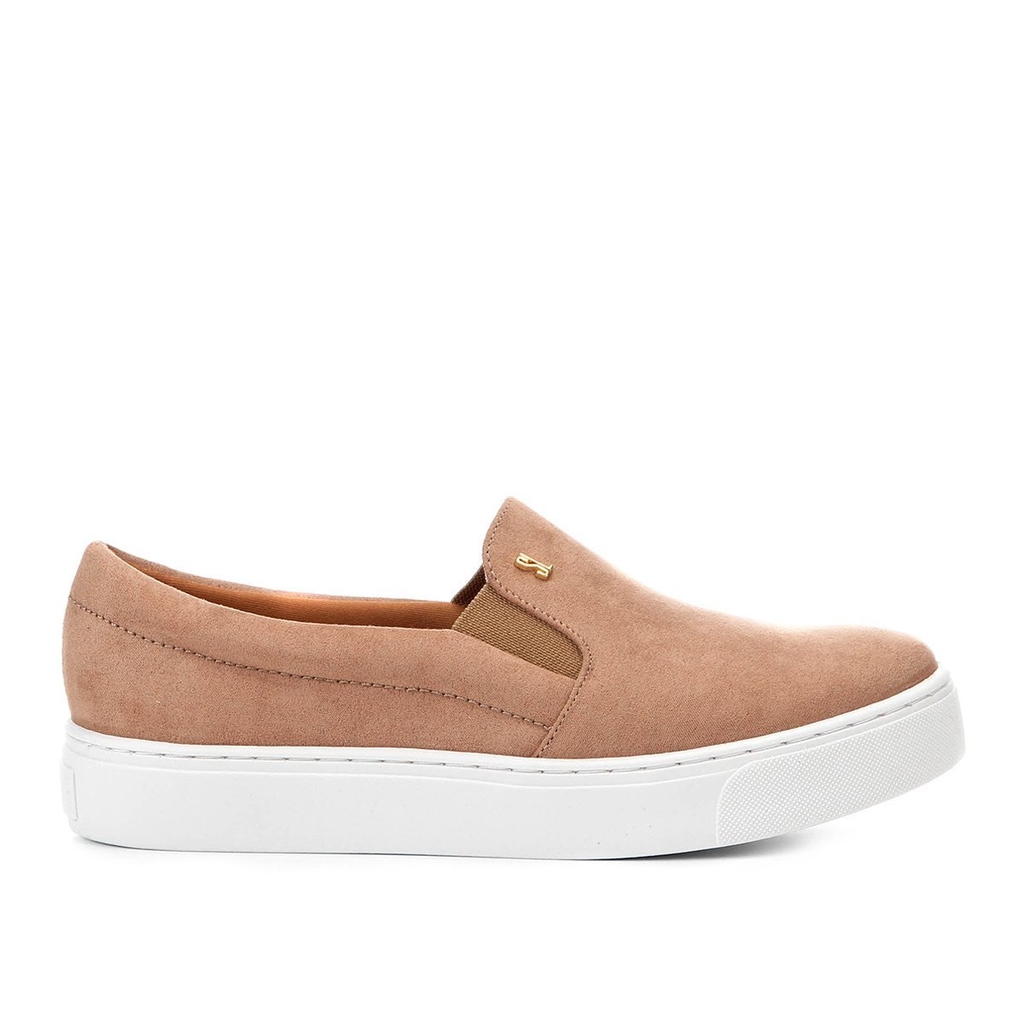 Slip On Santa Lolla Caixa Alta Feminino Bege