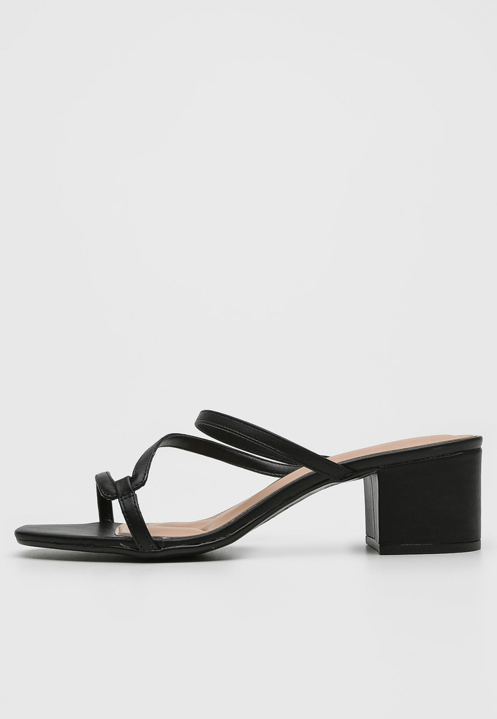 Tamanco VIA UNO Salto Grosso Preta