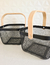 Cesta metalica y bambu - comprar online