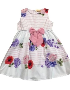 Vestido Flores Mily Infantil - Kiki Mily na internet