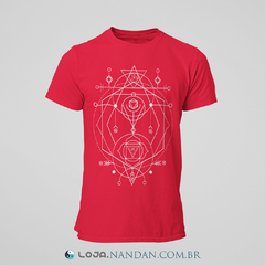 Camiseta Muladhara Charka Masculina - Loja Nandan - Camisetas do Yoga e Budismo