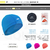 Aquon Gorra de Lycra HR Turquesa en internet