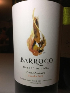 VINO BARROCO CHACAYES MALBEC 700ML