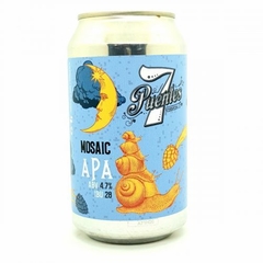CERVEZA 7 PUENTES MOSAIC APA LATA 473ML