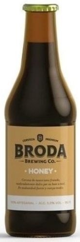 CERVEZA BRODA HONEY PORRON 500ML