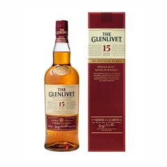 WHISKY GLENLIVET 15 AÑOS SINGLE MALT 700ML