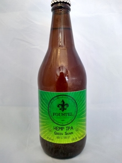 CERVEZA FOUSTEL HEMP BEER GREEN SHARK BOTELLA 500ML