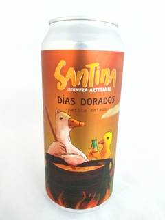 CERVEZA SANTINA DIAS DORADOS SAISON LATA 473ML
