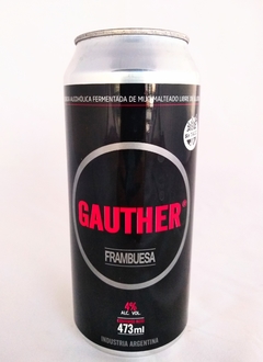 CERVEZA GAUTHER FRAMBUESA LATA 473ML