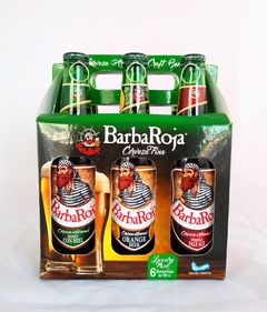 CERVEZA BARBA ROJA GIFT PACK X6 330ML