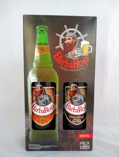 CERVEZA BARBA ROJA GIFT PACK X2 660ML