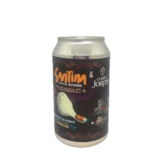 CERVEZA SANTINA JUGANDO LA MANO IMPERIAL STOUT LATA 354ML