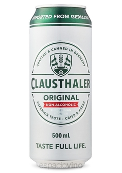 CERVEZA CLAUSTHALER LATA 500ML S/ALCOHOL