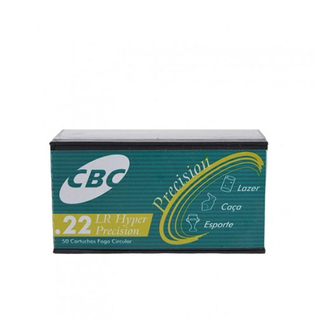 MUNIÇÃO CBC CAL.22LR HUNTER SUBSÔNICA CHPO 40GR CX/50