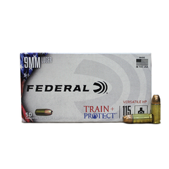 Munição Federal 9MM 115GR Train+Protect VHP