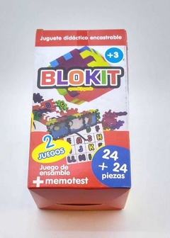 Juguete Blokit Bloques Peque Armar 24 Pzas + 24 Stickers