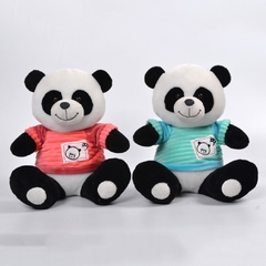 Oso Panda De Peluche Con Remera 35cm Panda en internet