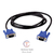 Cable Vga A Vga Macho Doble Filtro 1.6 Metros