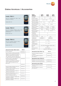 Tester 760-3 Multímetro Digital Autorango Industrial TESTO en internet