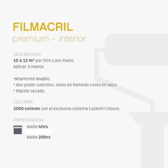 Filmacril Interior Premium en internet