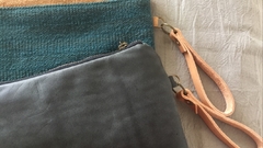 Clutch Lulú - con cuero - Oveja calva