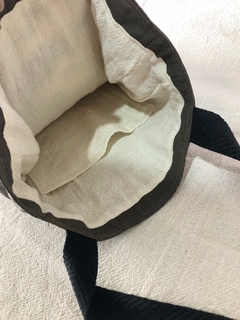 Bolso Mateo - negro y beige en internet