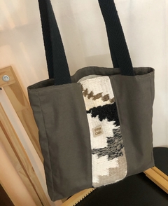 Bolso Mateo - negro y beige - Oveja calva