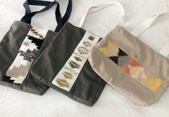 Bolso Mateo - negro y beige - tienda online