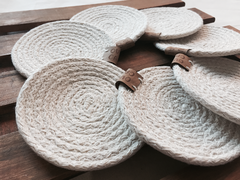 Imagen de Posavasos Caracol x 4 - redondos