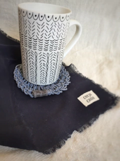 Posavasos Nido x4 - gris claro