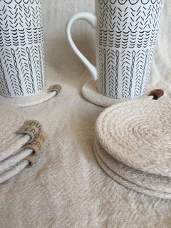 Posavasos Caracol x 4 - redondos - Oveja calva