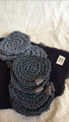 Imagen de Posavasos Nido x4 - gris oscuro