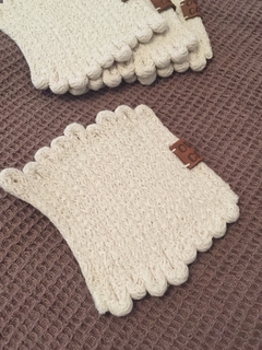 Posavasos Caracol x 4 - cuadrados - tienda online